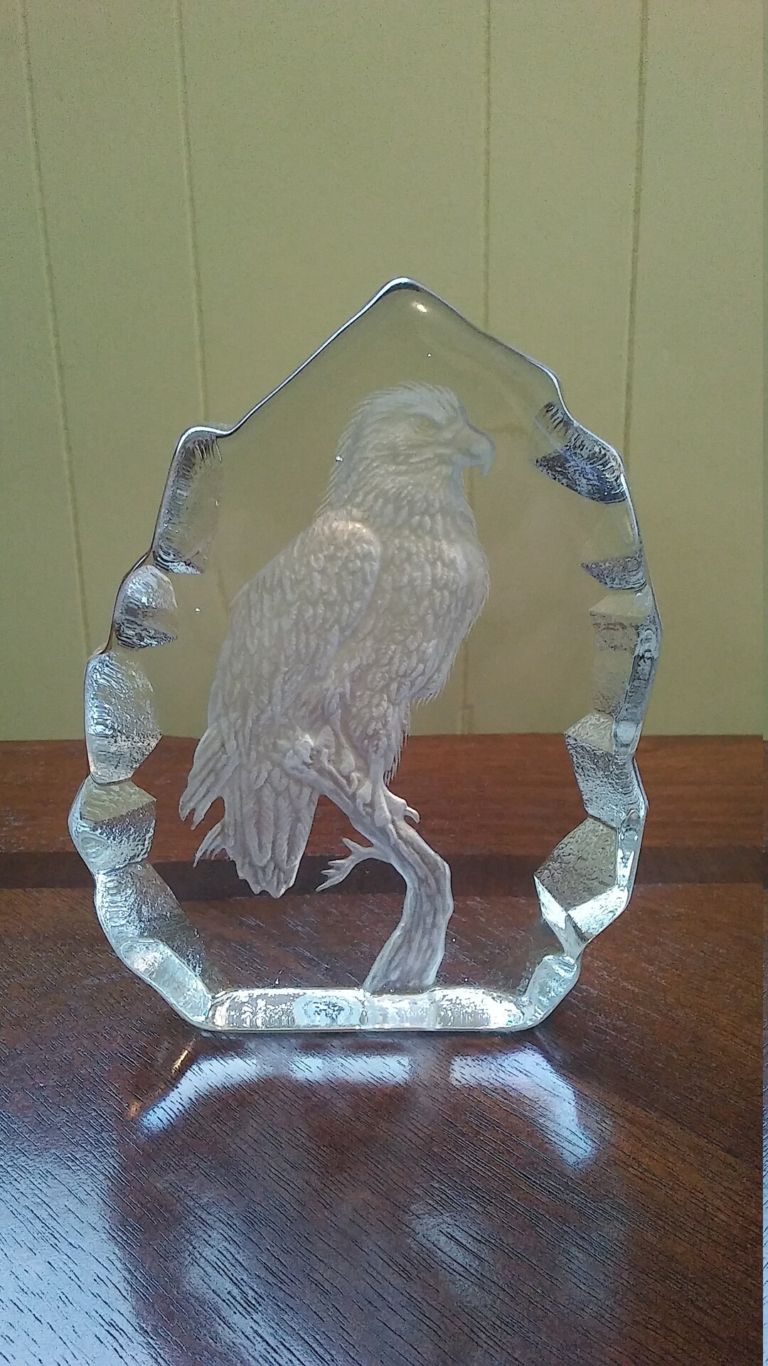 Vintage Romania Lead Crystal Eagle Handmade Crystal Collection Etsy