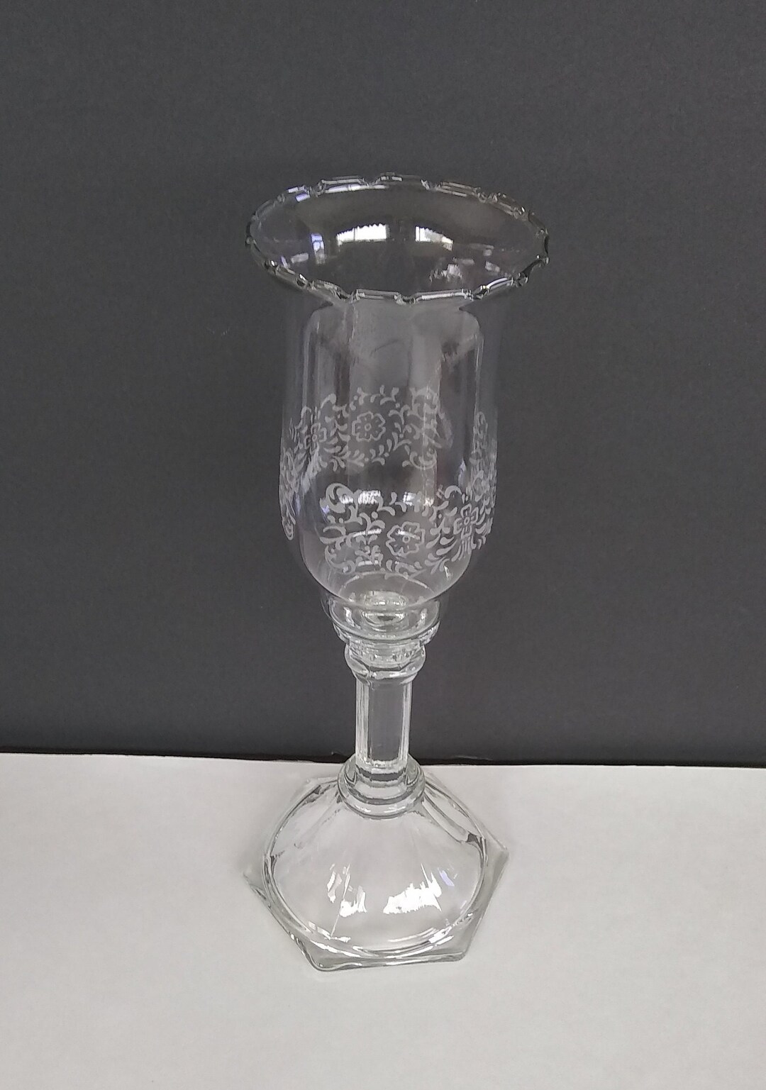 Vintage Home Interior Candle Holder Votive Globe and Base Large Table