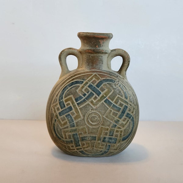 Pottery Jug With Two Handles Etsy