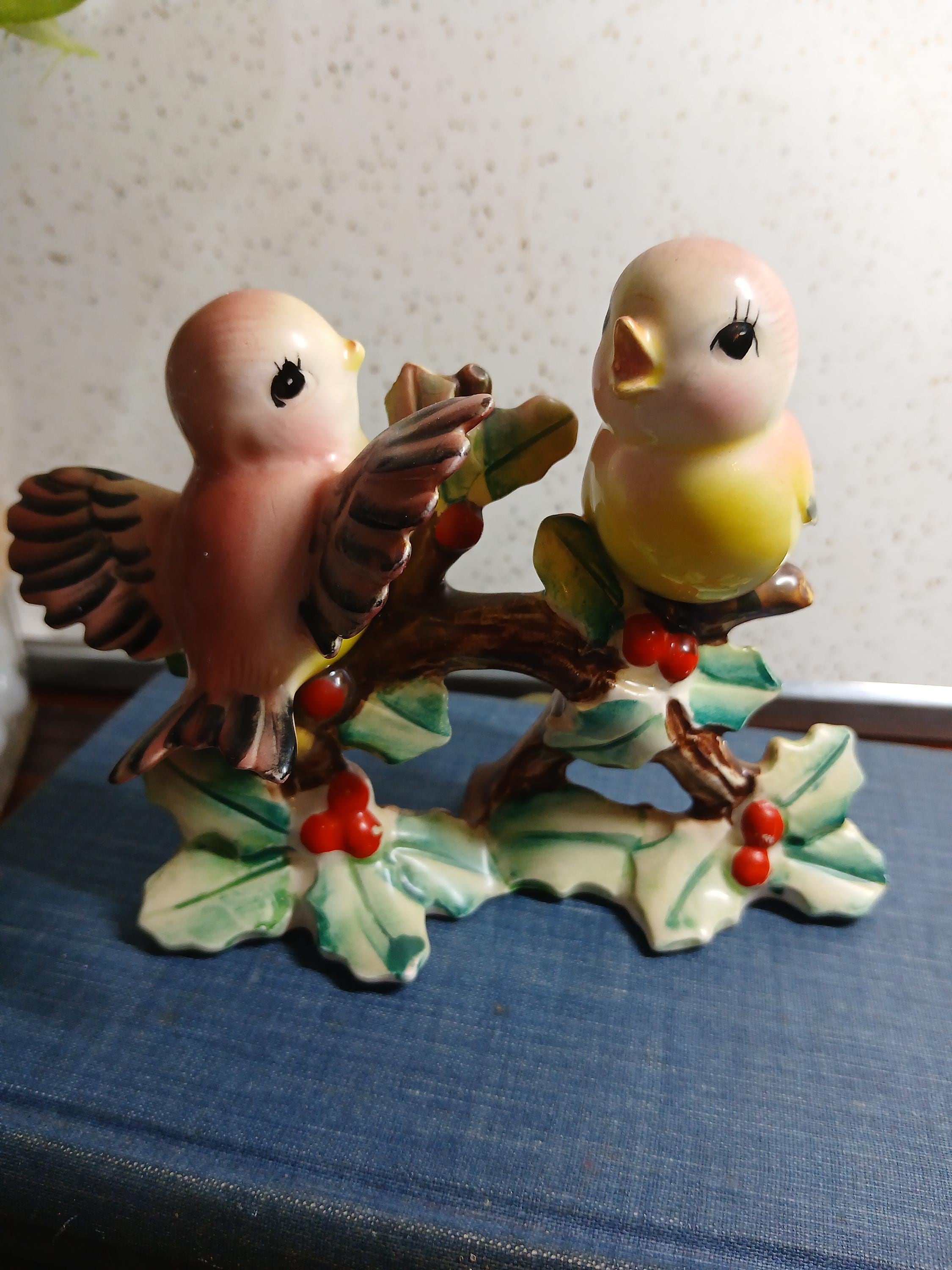 Vintage Norcrest Bird Figurines - Etsy