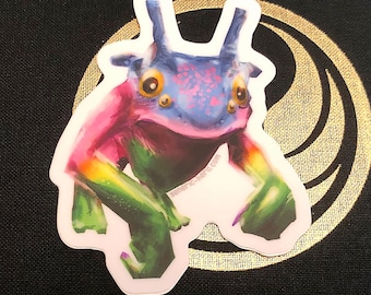 Rainbow Ginx Sticker from Pets of the Old Republic - Star Wars - 2.5" x 3"
