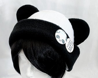 Panda Punk Fleece Hat Anime Cosplay Punk JRock