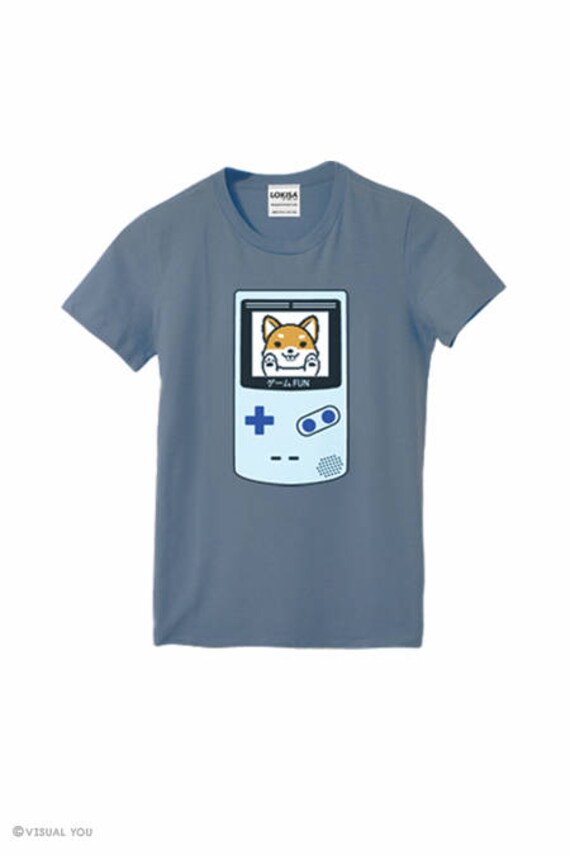 Game Fun Video Game Shiba Inu T Shirt Kids