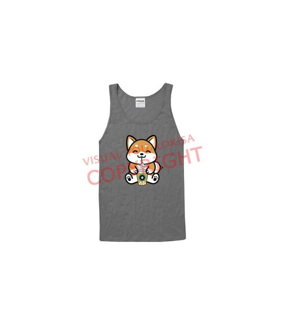Coffee Frappe Shiba Inu Tank Top