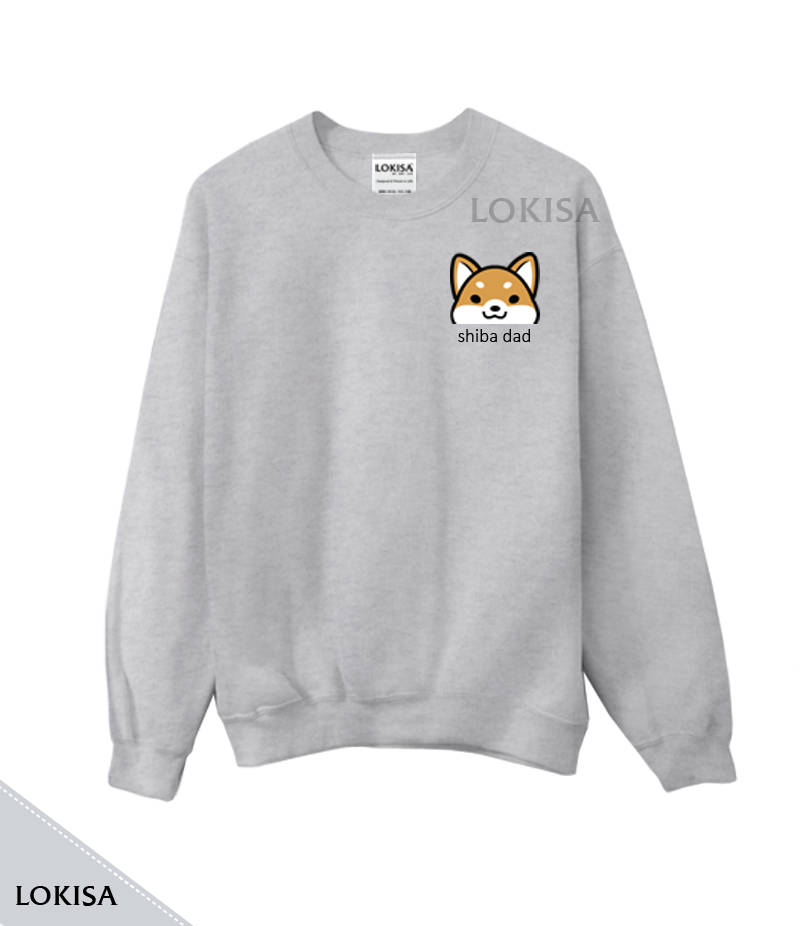 Shiba Dad Crewneck Sweater | Etsy