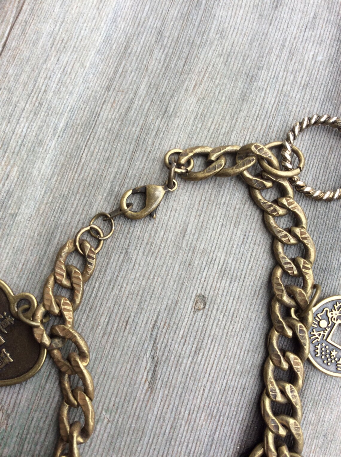 Chinese Coin and Ring Bracelet/charm Bracelet/trendy - Etsy