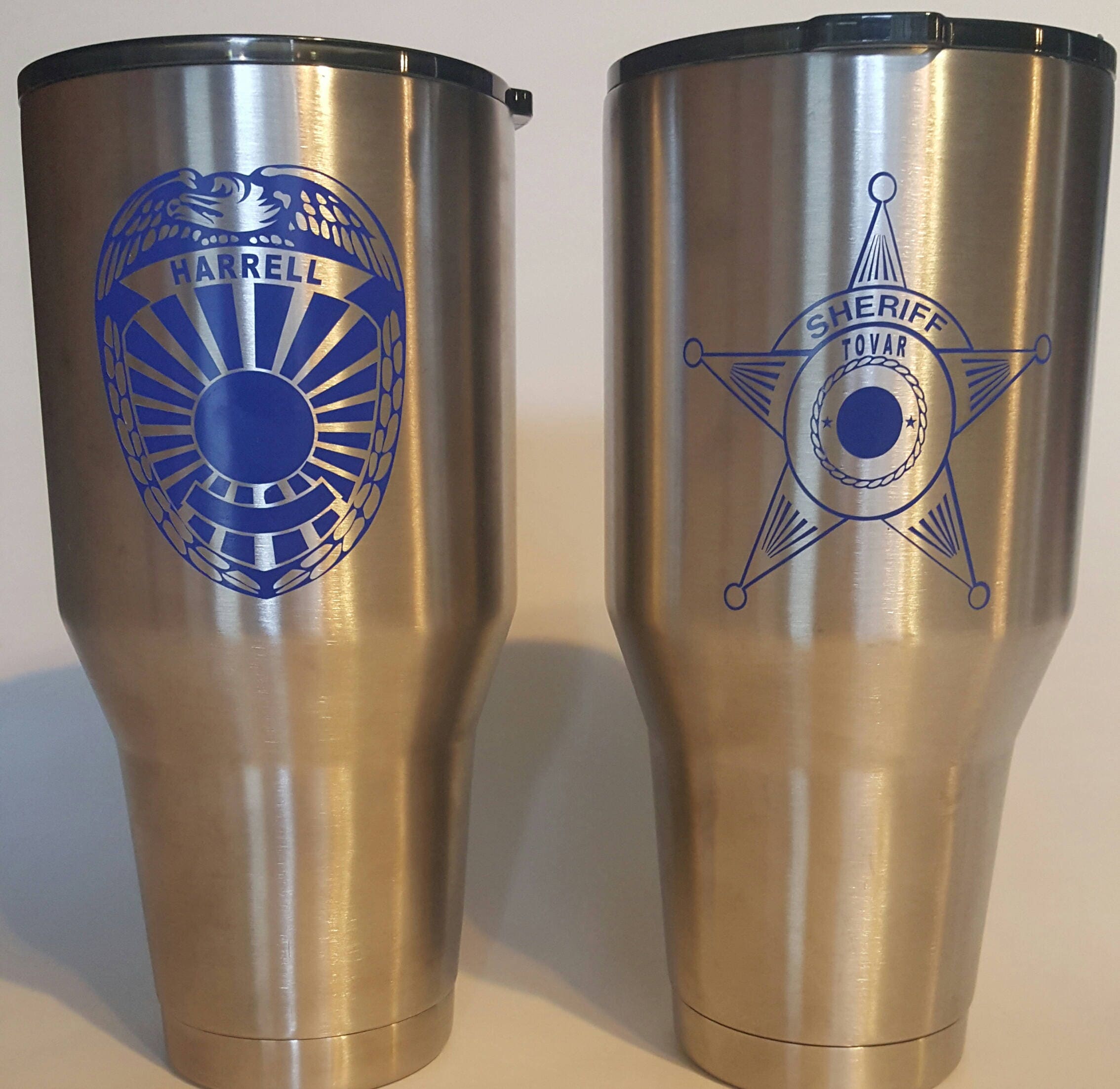 Police Officer Tumbler / Peace Officer Tumbler / Sheriff Etsy