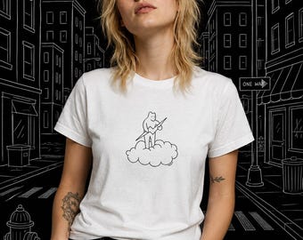 Women's Relaxed T-Shirt | Bella + Canvas 6400 White