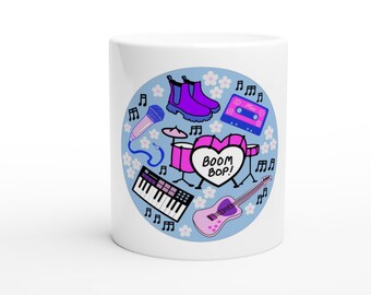 11oz Ceramic Mug Ceramic White