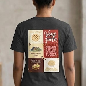 Venezuela landscape illustration T-Shirt | Mountain valley sunset tee