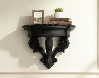 Baroque Shelf – The Imperial Wall Console | Ornate Gothic Wall Shelf | Victorian Display Shelf | Dark Academia Decor