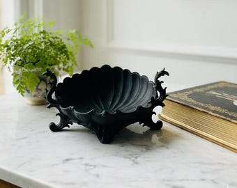 Baroque Shell Trinket Dish - Antique Style | Ornate Jewelry Tray | Victorian Catchall Dish | Gothic Vanity Decor