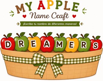 My apple name craft