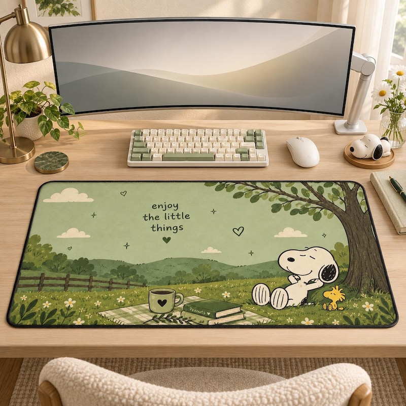 Computer Desk Mat Daisy - Etsy