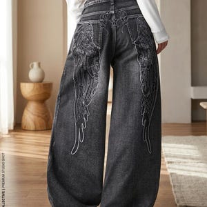 VonDutch デニムパンツ ワッペン Y2K ボンダッチ フレア ベルボトム