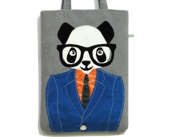 MacBook Pro 13 Tote Bag, MacBook Pro 14 Padded Unique Panda MacBook Pro 16 Bag, MacBook Air 13 M2 Case, Handbag For Laptops, Shoulder Bag