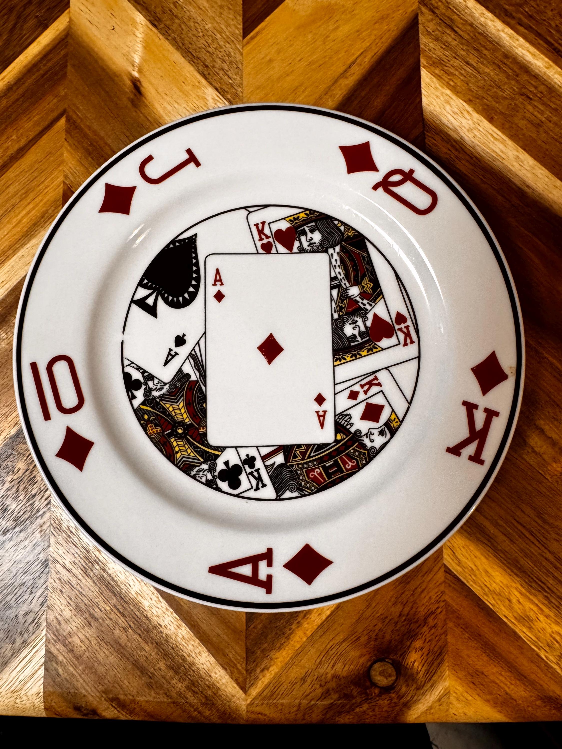 Playing Card Plate - Etsy