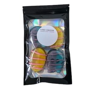 Bling Bubs! Hard Candy coated Bubs Snack Sweet - Bubblegum and Banana caramel . Bubs but better? We got bling bubs. Handmade small batch.