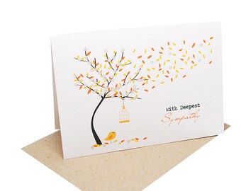 sympathy cards etsy au sympathy card