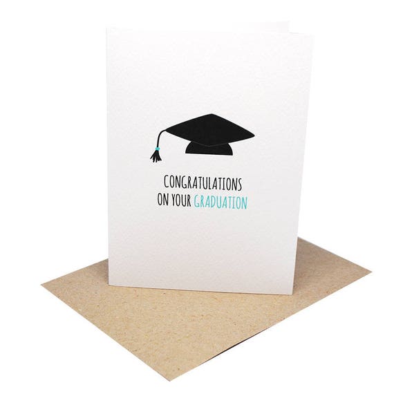 graduation greeting card congratulations