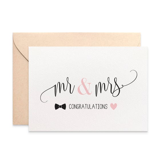 Personalised Handmade Wedding Day Card Mr & Mrs Couple Congratulations Celebrate Personalised Handmade Wedding Day Card Mr & Mrs Couple Congratulations Celebrate