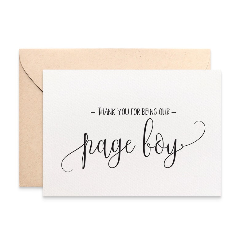 Thank you for being my Groomsman Card, Wedding Card, Script Font, Thank You Groomsman, Wedding Thank You Cards, Bridal Party Cards, WED060 image 6