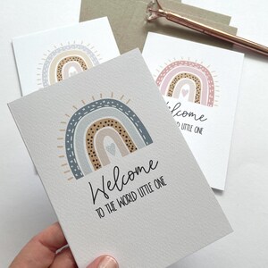 New Baby Card Pack, Set of 3 Cards, Baby Cards for Girls & Girls, Neutral Baby Card, Rainbow Cards, CP3_015