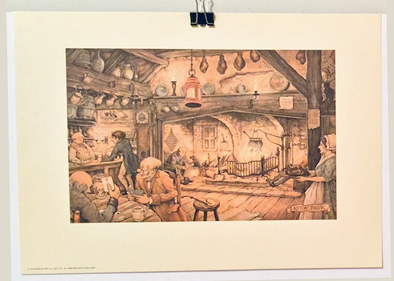 Anton Pieck Lithographs (set of 5), Vintage Holland Prints - Etsy