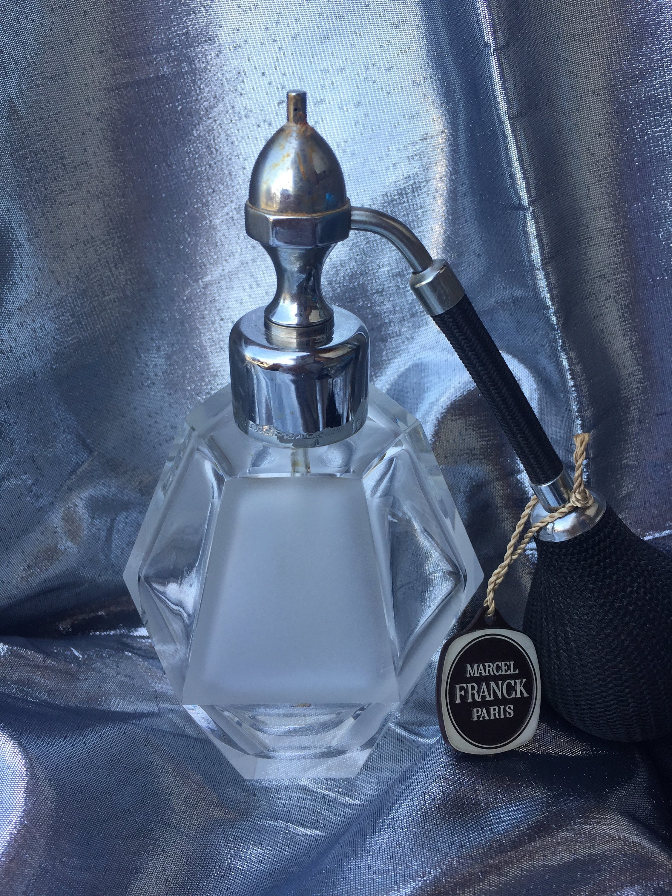 フランス アンティーク マルセルフランク 特許 香水瓶 アトマイザー
