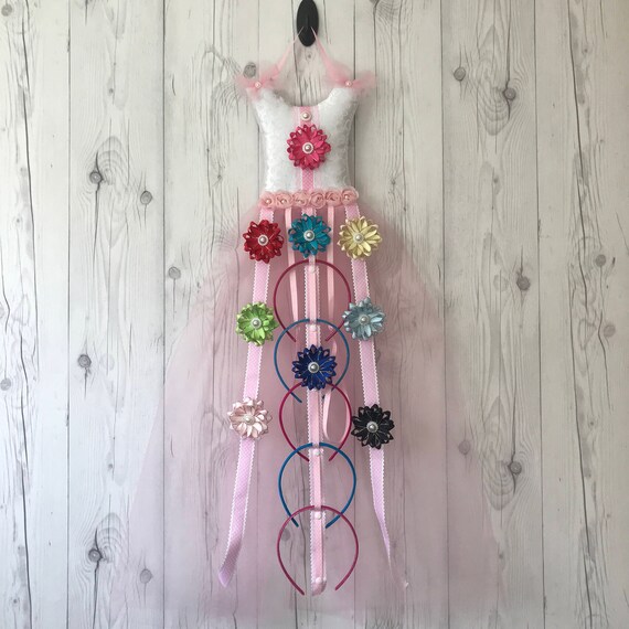 All In One Princess Tutu Dress Hair Bow Organizer Hair Bow Etsy
