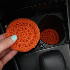 Crochet Car Coaster Set, Cozy Car Accesories, Boyfriend Gift Handmade