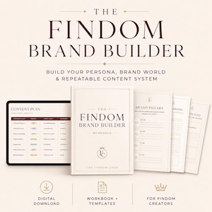 Findom Brand Builder Workbook | Persona, Branding and Content Strategy for Findom Creators | Digital Download
