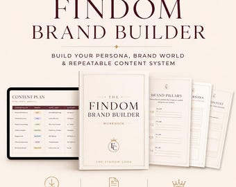 Manuale per la creazione del marchio Findom / Persona, branding e strategia di contenuti per i creatori di contenuti Findom / Download digitale