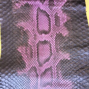 Genuine Snake Leather Hide Exotic leather for Craft Projects