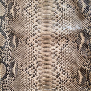 Genuine Snake Leather Hide Exotic leather for Craft Projects