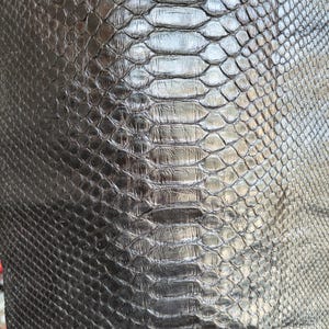 Genuine Snake Leather Hide for Craft Projects, Exotic Scale Pattern
