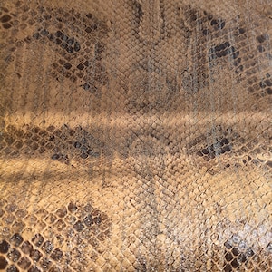 Genuine Snake Leather Hide Exotic leather for Craft Projects
