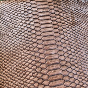 Genuine Snake Leather Hide Exotic leather for Craft Projects Snakeskin Leather