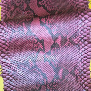 Genuine Snake Leather Hide Exotic leather for Craft Projects