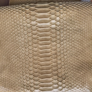 Genuine Snake Leather Hide Exotic leather for Craft Projects