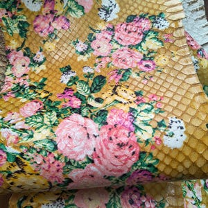 Genuine Snake Leather Hide Exotic leather for Craft Projects