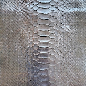 Genuine Snake Leather Hide for Craft Projects, Exotic Scale Pattern