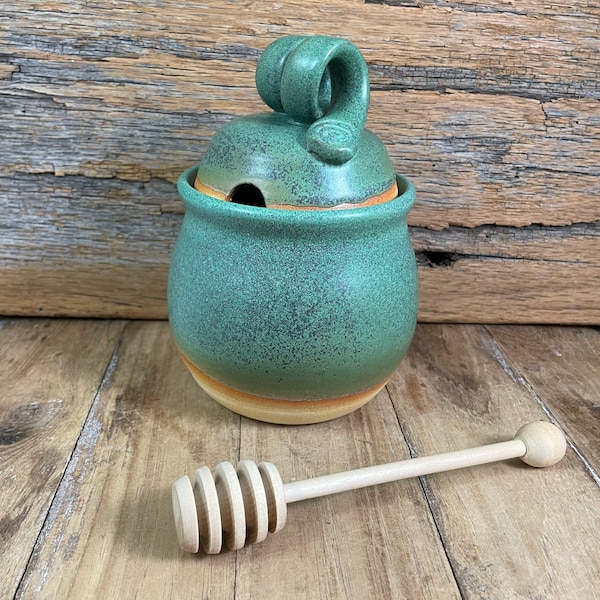 Ceramic Honey Pot Etsy