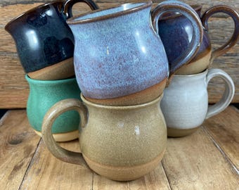 Handgemachte Keramik Kaffeetasse, glasierte Steinzeug Keramik (10oz)