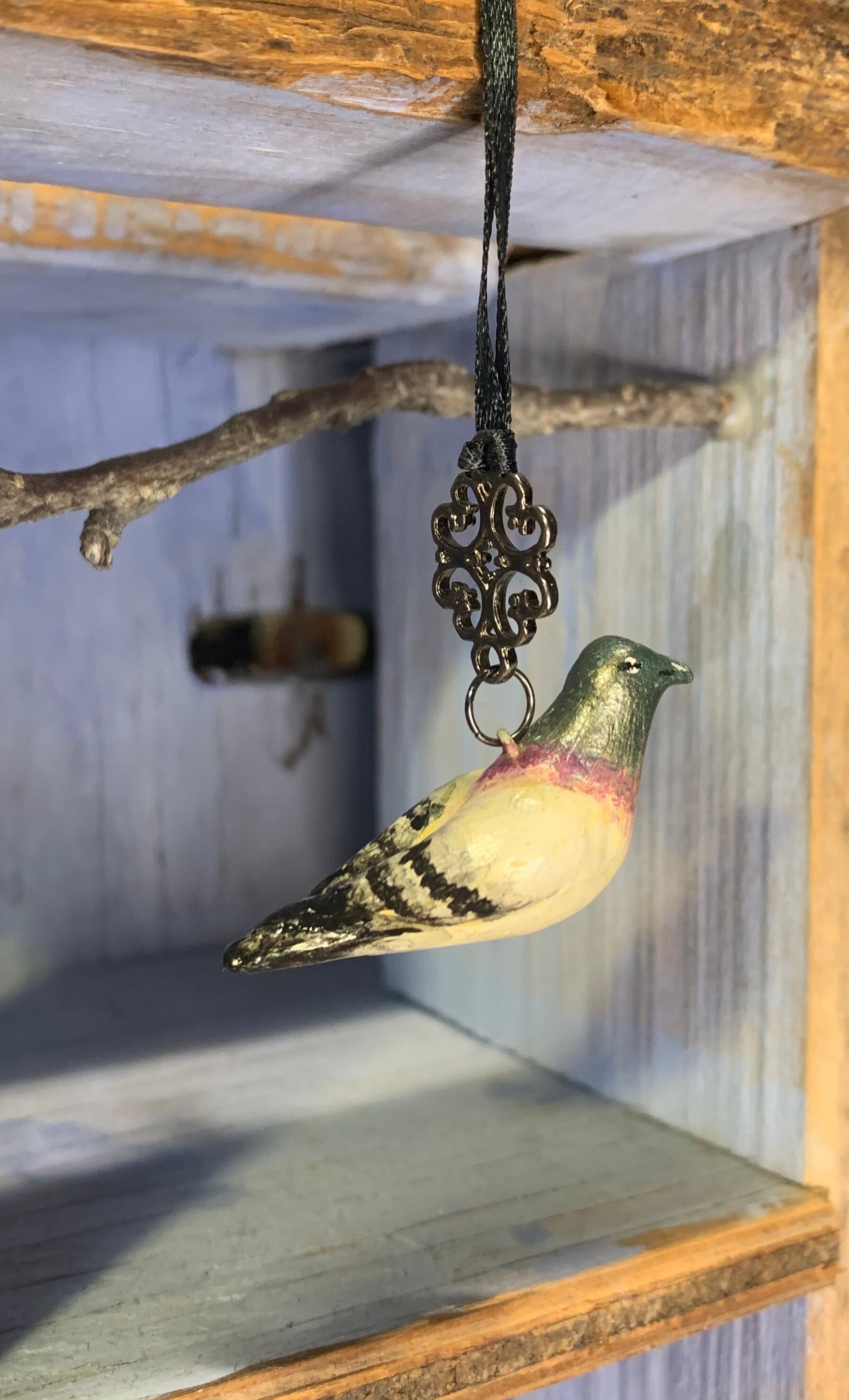 Pigeon Christmas Ornament 