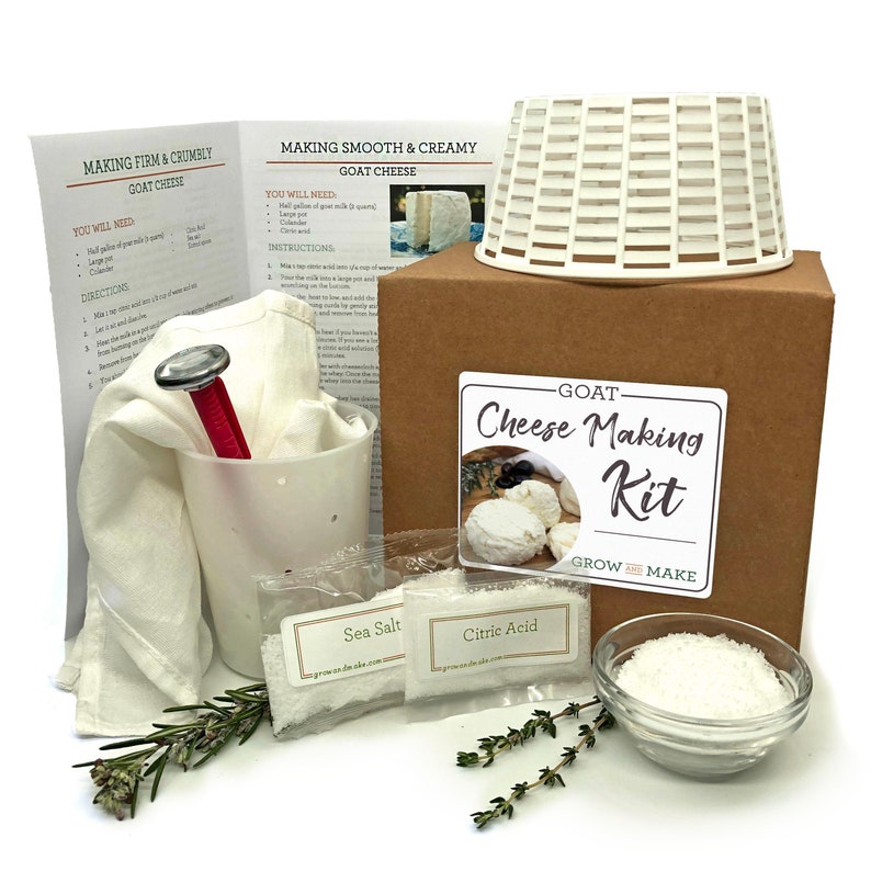 Artisan Goat Chevre DIY Cheese Making Kit Learn how to make Etsy