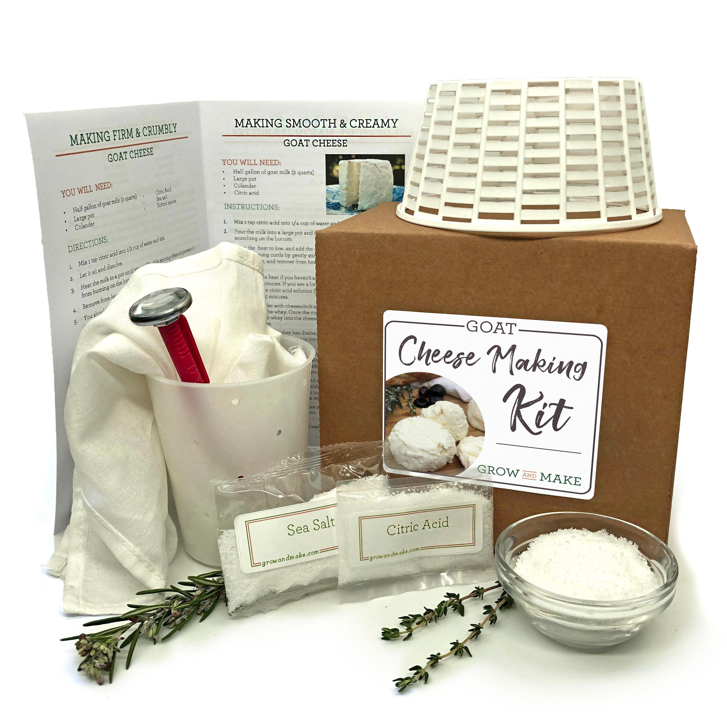 Artisan Goat Chevre DIY Cheese Making Kit Learn how to make Etsy