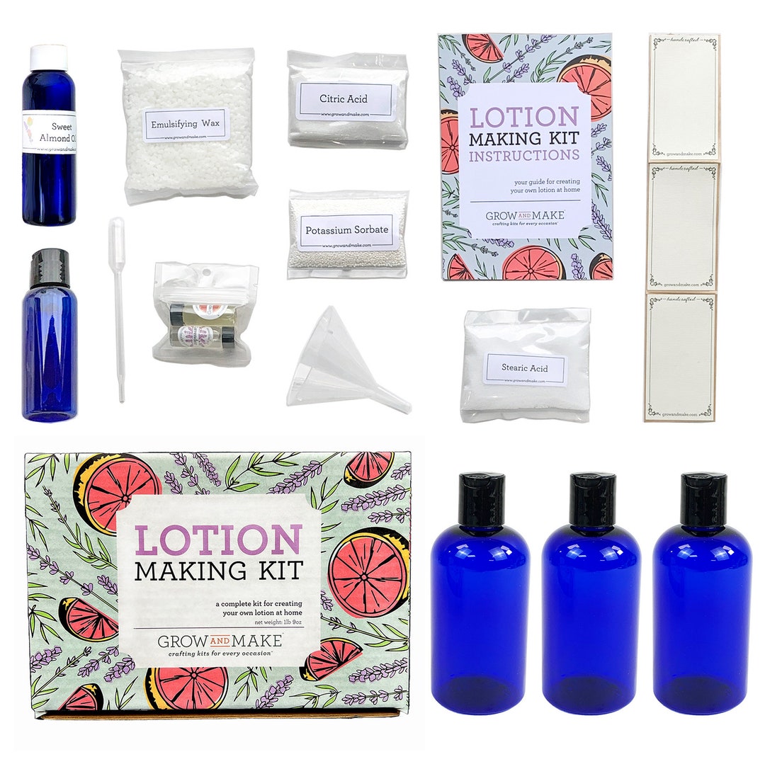 Lotion Making Kit Make Your Own Body Lotion DIY Gifts Start a New Hobby