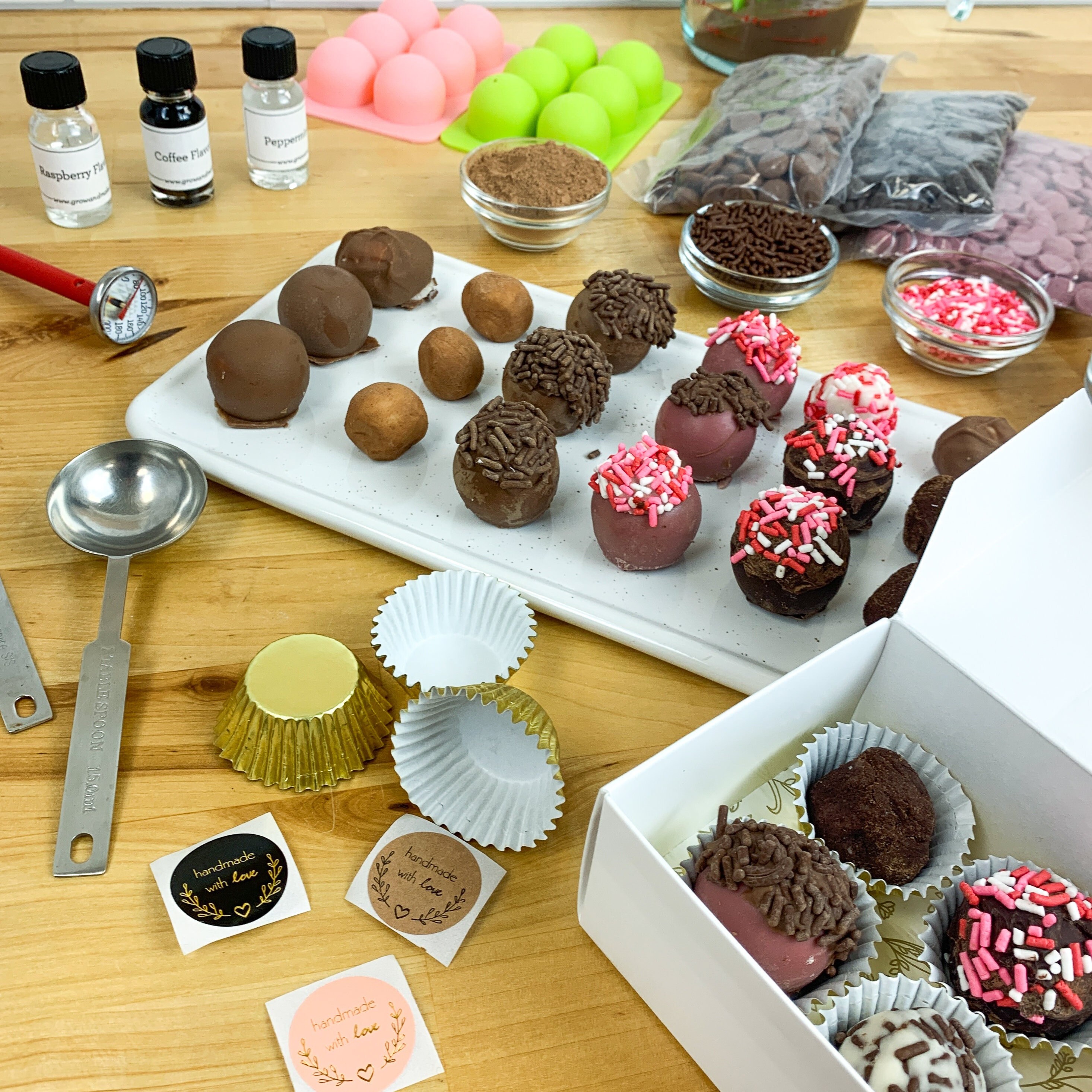 Chocolate Making Kit. Perfect Gift for Holidays DIY Kit. Fun for Kids. 