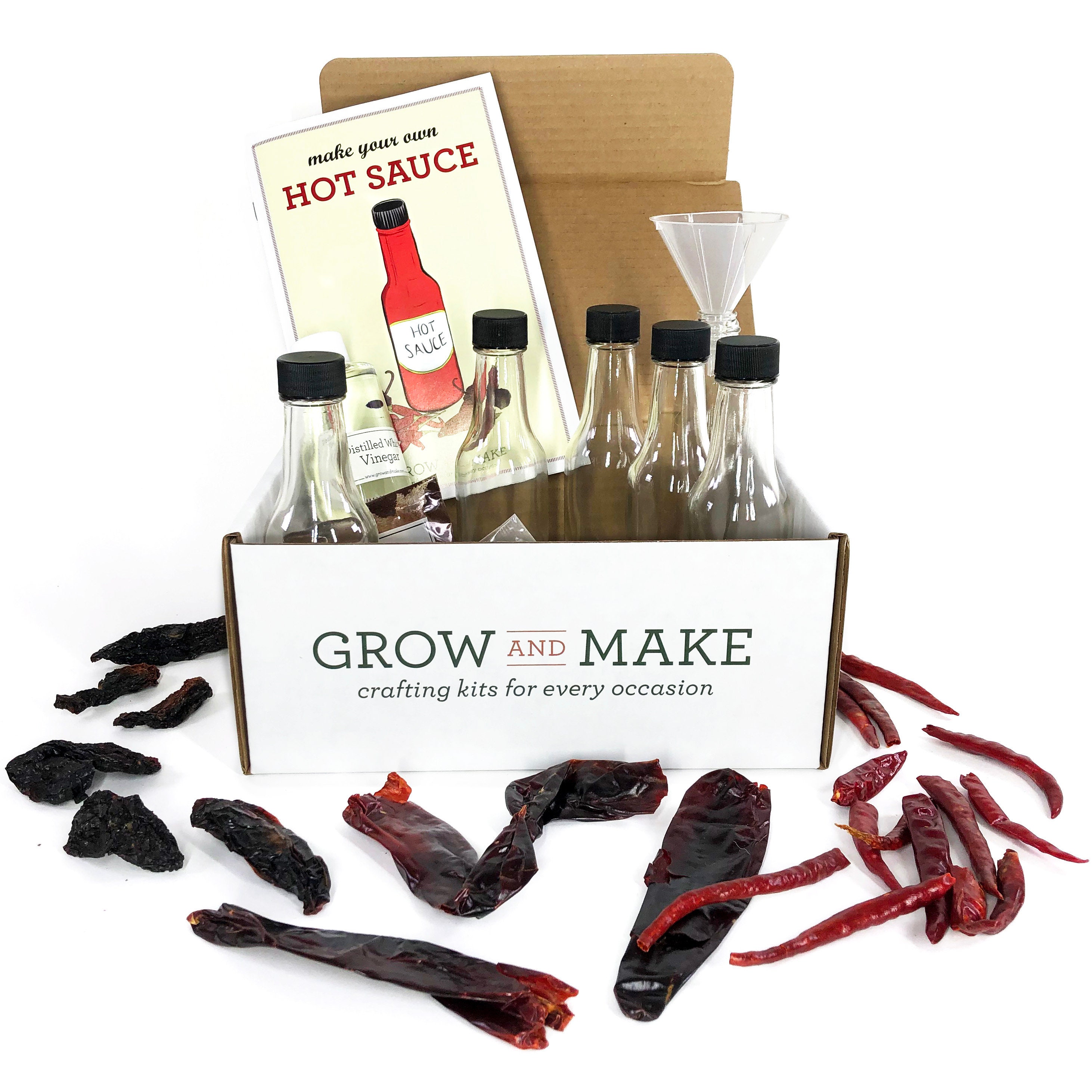 DIY HOT SAUCE Kit Make 6 Bottles of your own gourmet spicy & Etsy